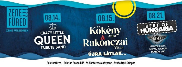 ZeneFüred koncert Balatonfüreden a Balatonnál