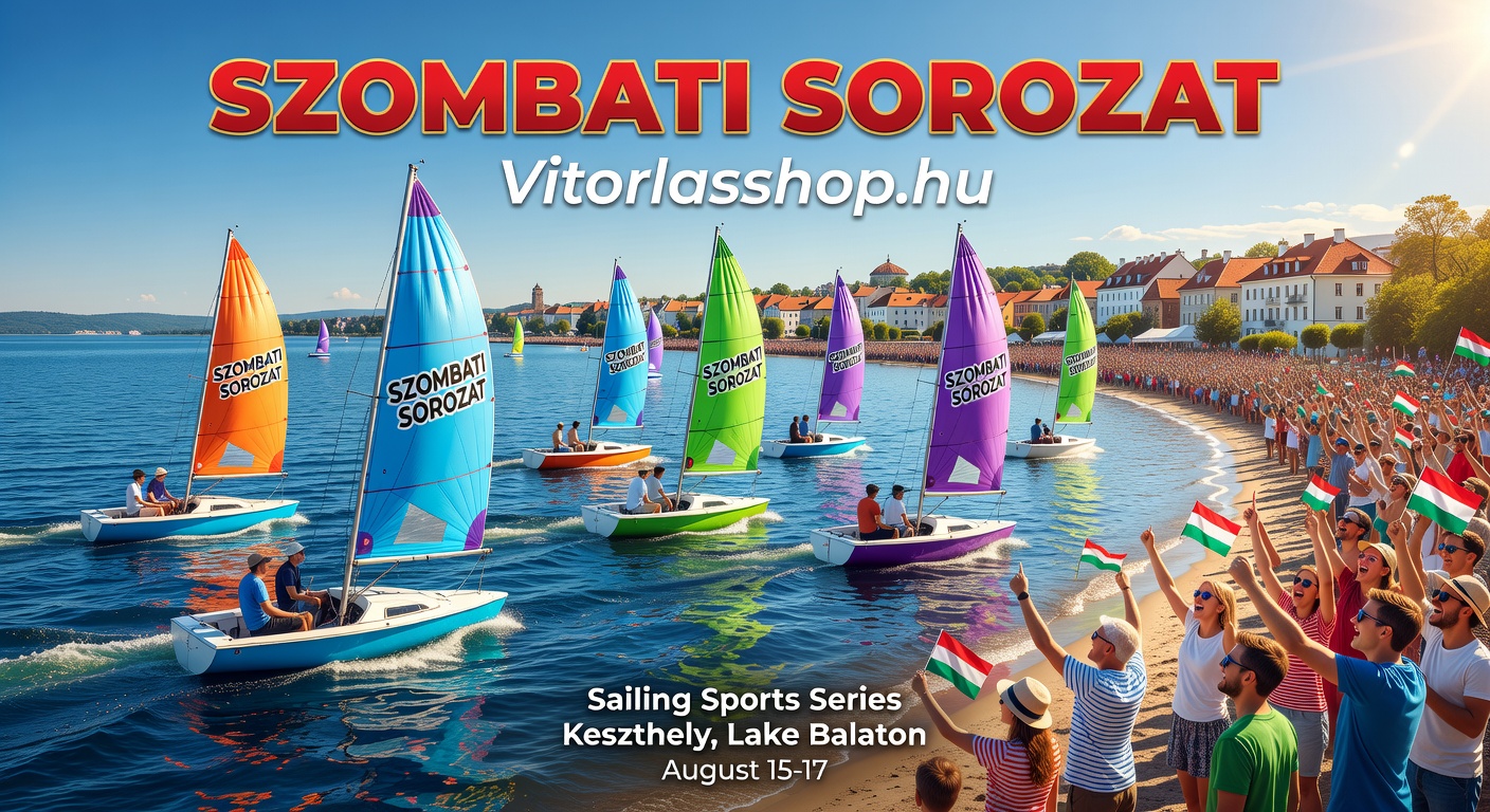 Szombati vitorlásverseny Keszthelyen a Balatonon